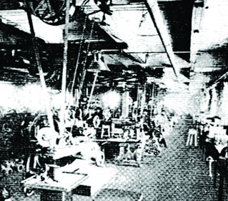 Machine shop - boring and milling machines