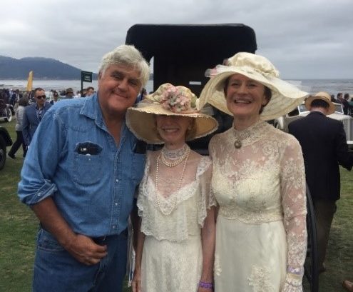 With Jay Leno, a very well-known automobile collector